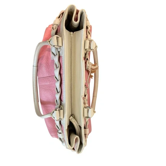 LEATHER Vintage Coach Hampton Carryall - Picture 7 of 11